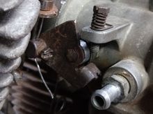 This is as far as the throttle will open