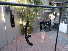 Painted gloss black.