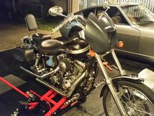 After trip, fab up HD 1/4 fairing and bags for next trip.