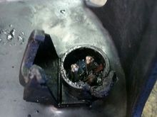 The stator was low on output and this is what happened to the voltage regulator input.