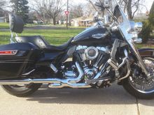 All work done myself.  I have a CVO dash and will add a CVO seat and some Yaffe's and then I will be done,,, maybe, lol
