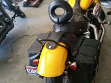 Mounted up and threw a zip tie on the bottom to make sure it doesn't gull wing.