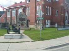 We were welcomed at the Legion in Chapleau, Ontario