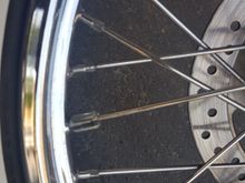 And just this is in the front spoke