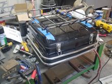 Box was ok until I made the rack. looks kinda goofy now, but had to have a place to carry the tent....