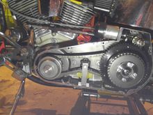 Everything is torqued down, chain tensioner installed, clutch set up and adjusted.