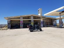 Abandoned gas station on Route 66 in Two Guns, AZ. There's also an old KOA campsite too. 
