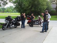 Time to ride! Route will take us across into Michigan and north to our first overnight stop in Petosky, Michigan.
