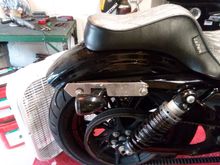 Building another sissy bar. Made the bracket for it to be detachable. 