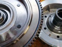 What are you guys doing to "fix" this?
Bandit on the left and stock on the right.
You'll notice the big difference in where the snap ring groove is located.
Using the Bandit there is a gap between the snap ring and the bearing.