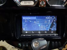 Google Maps running in Android Auto.