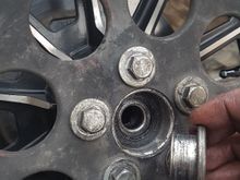 Spacer sleeve thing on mag wheel that my originals never had