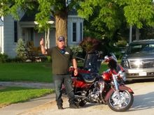George says “let’s Ride”