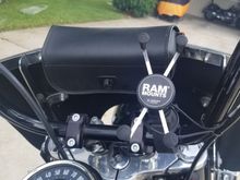 Small Windshield Bag and Ram X-Grip Phone cradle