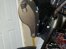 Checking the fitment with old rubber trim and air deflector 