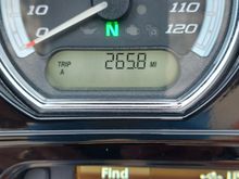 Yesterday's mileage. 