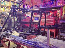 Mocking up. Getting ready to rebuild early style forks.