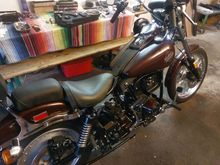 Once the oil tank is montiert i can put the exhaust . . .
