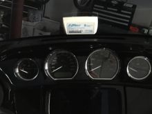 I just stick it on my windshield with the velcros they give you and have never had an issue.