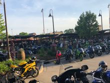 Bike night at the hotel