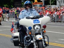 Me, during the Capitals Stanley Cup victory parade
