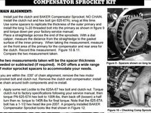 is this attempting to verify the comp sprocket and clutch