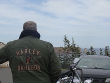 First stop to admire the rock