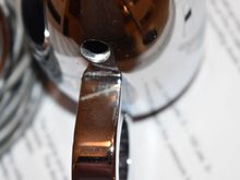 Mount has a chrome flaw form the factory