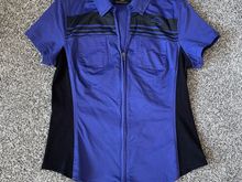 Womens HD zip up short sleeve shirt….size Medium….literally worn twice…excellent condition, smoke/pet free home….$30 shipped 