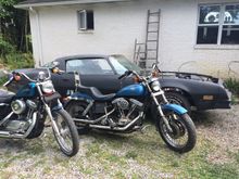 When Harley came out with the hard candy blue on the 1200V I had to buy it.