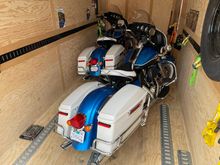 In my enclosed trailer for now. Working on fabricating a nee seat bracket to pull seat back 1.5” and lower it 2”. Will probably have to source a new seat shock or mount it at an angle.