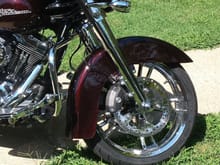 New Chrome Front End - Stock Calipers/Cables