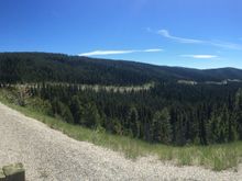 Top of the pass north of Salmon.