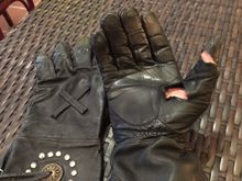 The right hand glove has unwanted venting