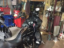 Pin removed and pushed forward