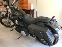 Custom made "Leatherneck Jim's" saddlebags made to my specs.