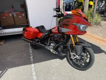 A vendor owns this RR and rides it regularly