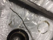 crank seal blew, crank was running out of line by 22 thou!
