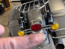 Finger over tag because.... that's how I've seen it done.