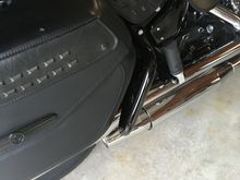 Black Saddlebag Guardsalso protect the bags and bike from any lay down.