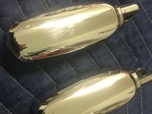 Slight surface scratches on bottom of both