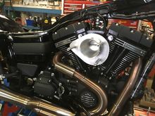 Hand crafted intake for my 58mm screamin eagle throttle body