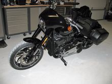 added the 5.5 inch windscreen - nice. Does a good job if your 5'8" I alway where ear plugs to avoid hearing loss from wind.