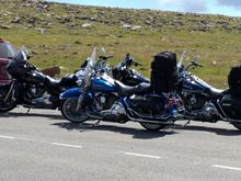 Parked at the summit. 