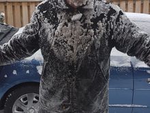 Checked on the bike in the shed and then spent 3 hours blowing and shovelling snow.