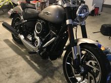Naked in the garage