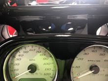 front side of horn holes