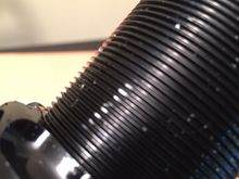 Only damage I found, purely cosmetic and hardly noticeable but still damage to new hardware.