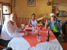 Our Aussie contingent, Peter, Lou and Kim