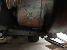 drill hole through both chassis bracket sides